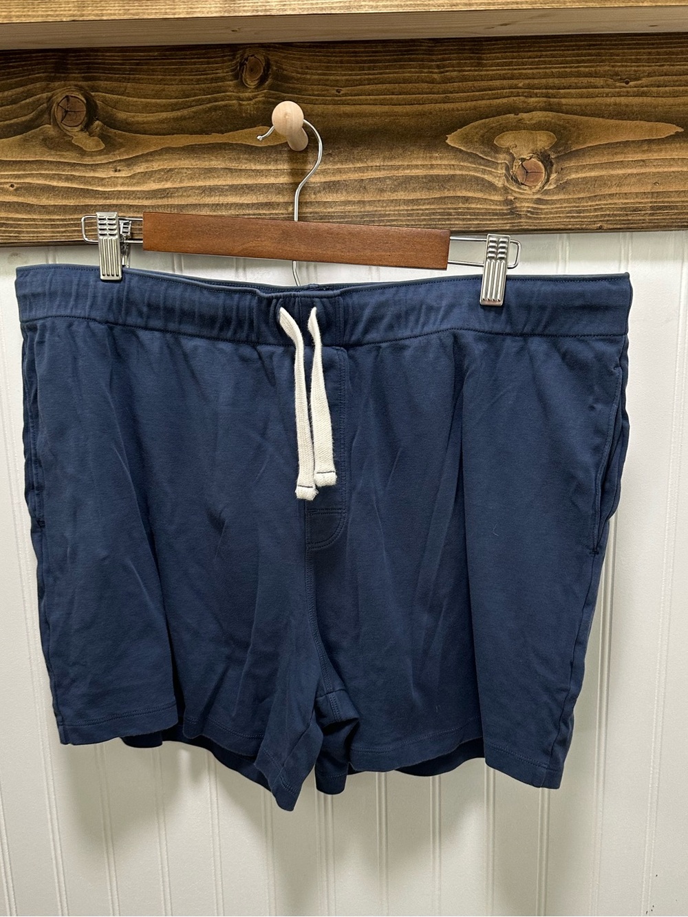 Lake Navy Drawstring pajama Casual Shorts with drawstring xl